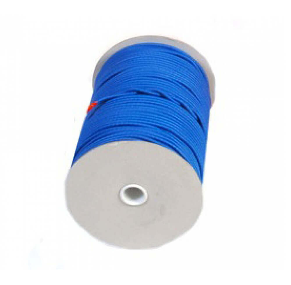 Treccia elastica blu realizzata su misura