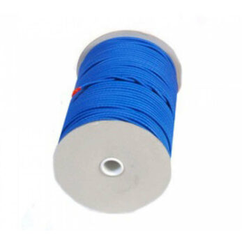 Treccia elastica blu realizzata su misura